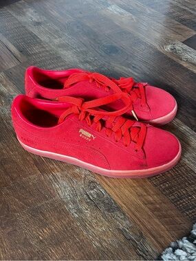 Puma x Haribo Red Suede Low-Top Sneakers
